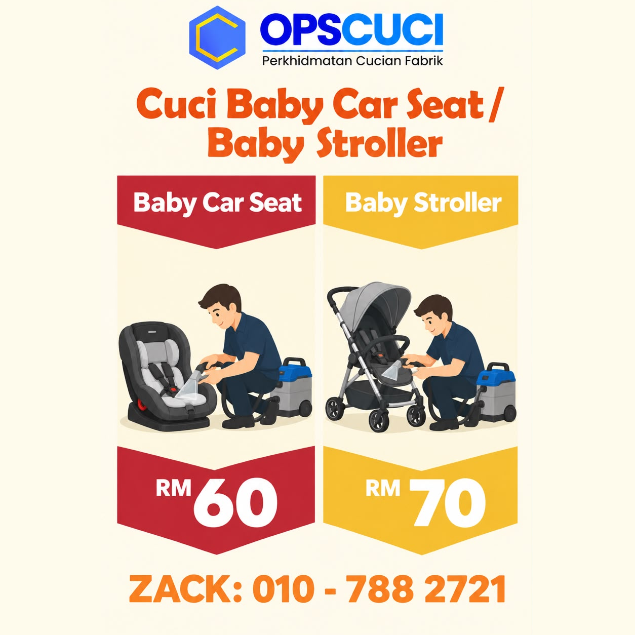 Cucian Baby Car Seat RM60